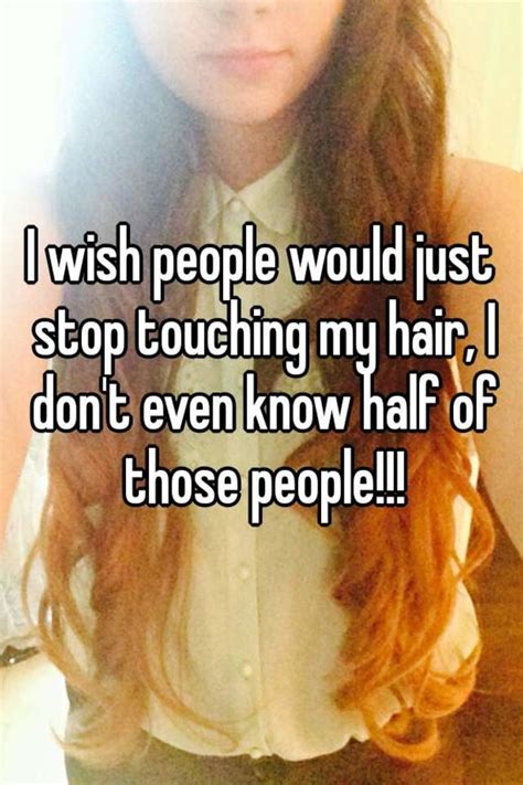 How do I stop the habit of touching my hair?